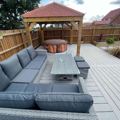 Grey Composite Decking - Assured Composite